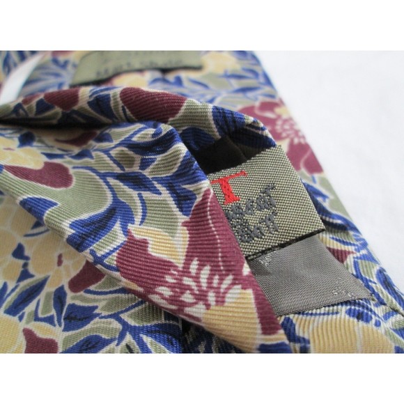Talbott Studio for Mark Shale Tie Silk Floral Handsewn Made In U.S.A - Picture 5 of 7
